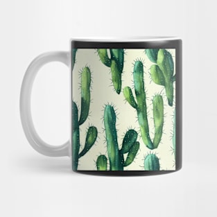 Watercolor cactus plant cactus pattern Mug